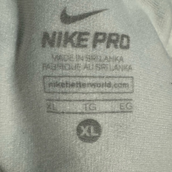 Nike Pro Athletic Performance White Camo Running Pants Men’s Size XL - Picture 9 of 11